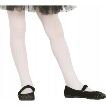 Dětské punčocháče Guirca bílé s elastanem velikost 116