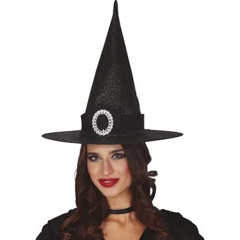 Klobouk Klobouk čarodějnice Guirca GU13189 černý