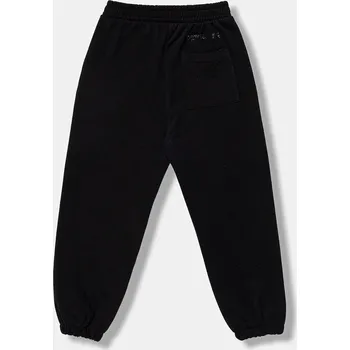 Chlapecké kalhoty Dětské bavlněné tepláky Patrizia Pepe K103 7P0326 černá 99A, vel. 140