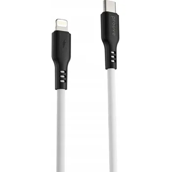 Datový kabel Kabel Proove USB - Apple Lightning 1 m bílý
