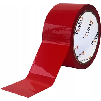 Balicí páska červená, 48 mm x 50 m, 1 kus