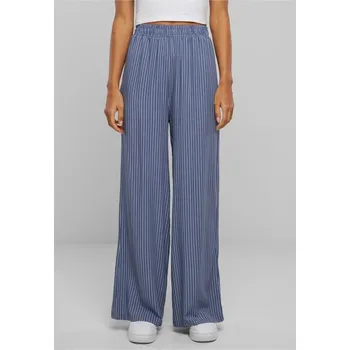 Dámské kalhoty Ladies Viscose Resort Pants - vintagebluepinstripe XXL