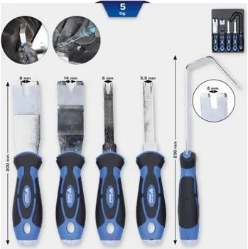 Kladivo Brilliant Tools BT511080 Souprava k uvolnění a řezání svorek, 5dílná