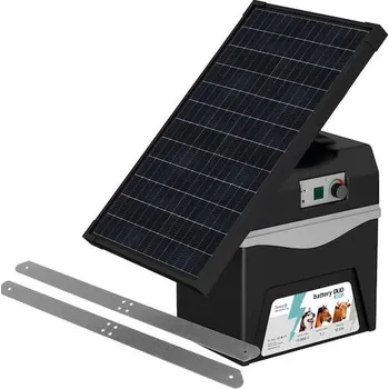 Ohradník Bateriový zdroj fencee battery DUO BD10 + solární panel 30 W + konzole
