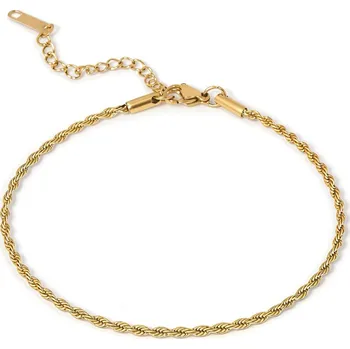 Náramek ELENYS Aurelia – pozlacený náramek na nohu 18K žluté zlato Délka náramku: 19+6,5 / max. 25,5 cm