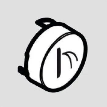 Hansgrohe Příslušenství Tlačítko pro přívalový proud, černá