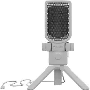 Mikrofon Streamovací mikrofon Genesis RADIUM 250, Bílý