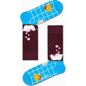 Pánská móda Ponožky Happy Socks Hellblau/ Bordeaux 671090 36