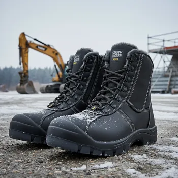 Pracovní obuv SAFETY JOGGER Obuv NORDIC S3S WINTER SR, CI, FO Velikost 45 (UK-10) černá