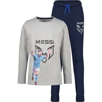 Chlapecké pyžamo Messi Grau/ Dunkelblau 3924796 98
