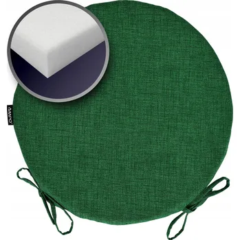 Polštář KULATÝ POLŠTÁŘ NA ŽIDLI 40 cm STOLIČKA s vázáním