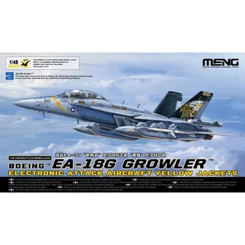 Plastikový model Boeing EA-18G Growler Letoun pro elektronický boj Yellow Jackets 1:48 Meng L