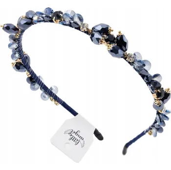 Čelenka Little Angel klasická modrá čelenka do vlasů