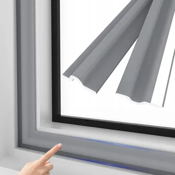 Těsnění do okna a dveří Těsnění do dveří a oken, těsnicí páska samolepicí textilní, 5 m