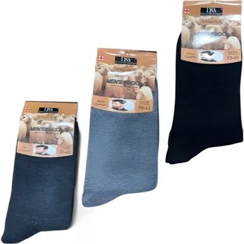 Pánské ponožky Sada 3 páry - ANGORA PÁNSKÉ PONOŽKY velikost 40-43; 43-46