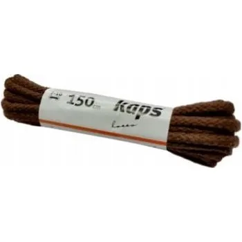 Tkaničky do bot Kaps šněrovací tkaničky hnědé barvy o délce 150 cm