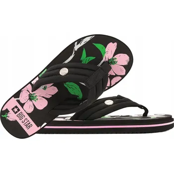 Dámské žabky NAZOUVÁKY ŽABKY BIG STAR RR274A111 ČERNÉ 36