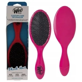 WET BRUSH Kartáč Custom Care Detangler pro husté vlasy PINK RŮŽOVÁ