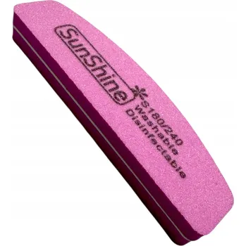 MINI PILNÍK NA NEHTY LODIČKA PŮLMĚSÍC - RŮŽOVÝ 180/240