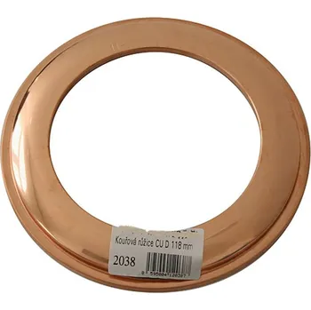 Růžice kouřová Nerez 160 mm, Cu, na kouřovod