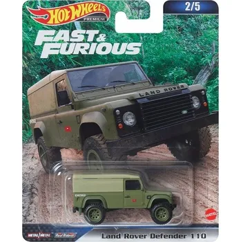 autíčko Auto Hot Wheels Premium Fast & Furious Land Rover Defender 110