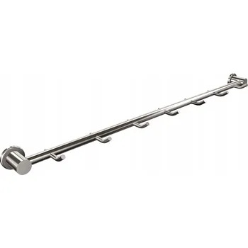 Věšák Tyč s háčky na kolíčky Andex stříbrná