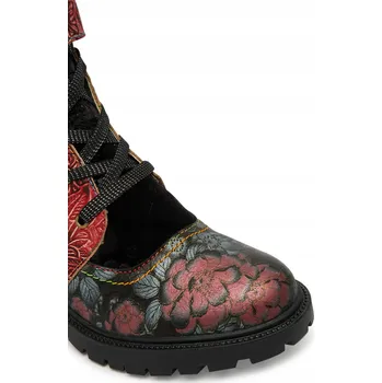 Dámské kozačky Laura Vita kotníkové boty dámské Černé 41 Corineo 41