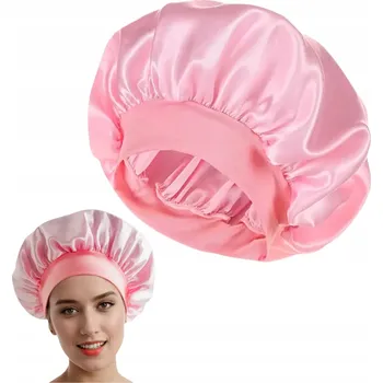 Čepice CZEPEK SATYNOWY DO SPANIA OCHRANNÁ ČEPICE NA VLASY VEL. L