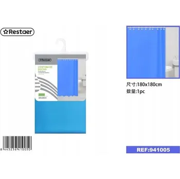 Prostěradlo Závěs do sprchy textilní RESTAER 180 x 180 cm