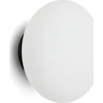 Nástěnné svítidlo Bílé/černé nástěnné svítidlo ø 15 cm Bamila – Kave Home ID_1827724