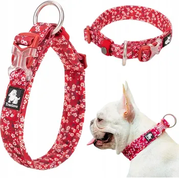 Obojek pro psa Materiálový obojek pro psa s odrazkou Truelove, velikost XL