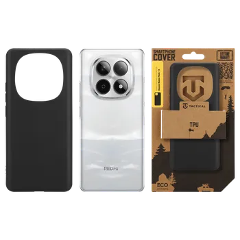 Pouzdro na mobilní telefon Zadní kryt Tactical TPU pro Xiaomi Redmi Note 15, černá