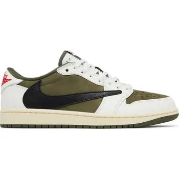 Pánská móda Air Jordan Jordan 1 Retro Low OG SP Travis Scott Medium Olive EU: 44