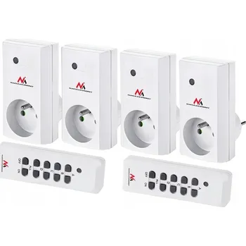 Elektrická zásuvka Elektrická Zásuvka na dálkové ovládání Maclean bílá