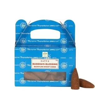 Čajovna Vonné jehlánky "tekoucí dým" Satya Buddha Blessing 24 ks - pošk. obal