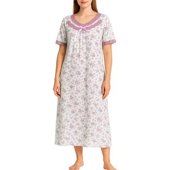 Body Bavlněná noční košile dlouhá Andrejka 6525 XL růžová