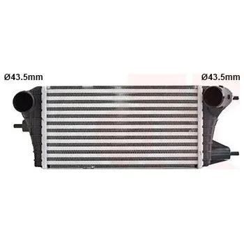 Chladič motoru Chladič turba VAN WEZEL 52014704