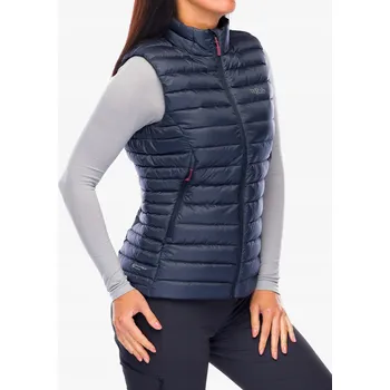 Dámská vesta Dámská péřová vesta Rab Microlight Vest - steel 16 (XL)