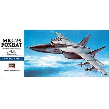 Plastikový model HASEGAWA D04 - 1:72 MIG-25 Foxbat model letadla
