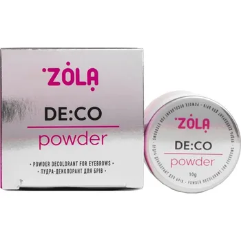 Tužka na obočí ZOLA Bělící pudr na obočí DE:CO Powder