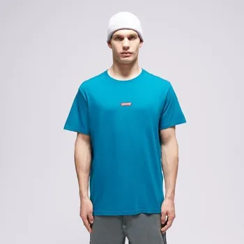 Pánské tričko Levi's Tričko Ss Relaxed Baby Tab Modrá L