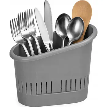 Odkapávač na nádobí ODKAPÁVAČ NA PŘÍBORY SIMBA ŠEDÝ VYSOKÝ