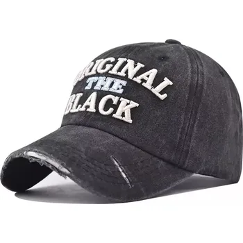 Kšiltovka ANG-E bavlněná kšiltovka Original The Black Černá