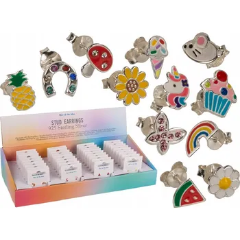 Náušnice Stříbro Náušnice 925 - dětská kolekce