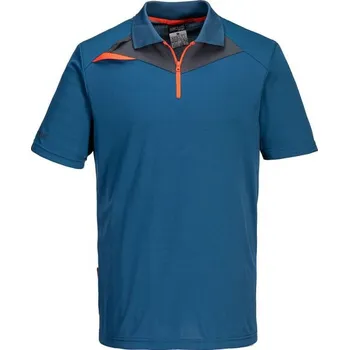 Pánské tričko PortWest | Polokošile DX4 S/S - Metro Blue / XL / XL / modrá