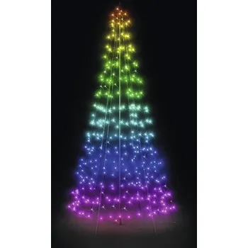 Vánoční dekorace Vánoční osvětlení venkovní světelný strom Twinkly Light Tree 2 m 300 LED s měničem