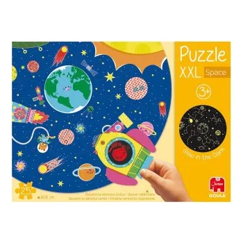 Puzzle GOULA - XXL-Weltraum-Puzzle - 25 Teile (Hra)