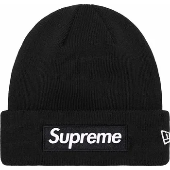 Pánská obuv Supreme New Era Box Logo Beanie (FW23) Black EU: ONE-SIZE