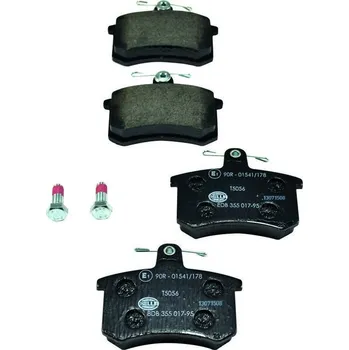 Brzdová destička Sada brzdových destiček, kotoučová brzda HELLA 8DB 355 017-951