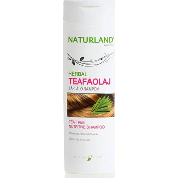 Přípravek proti padání vlasů Naturland Herbal výživný šampon s tea tree olejem proti lupům a vypadávání vlasů (200ml)